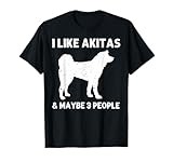 Cool Akita For Men Women Dog Walker Sitter Akita Inu Lovers T-Shirt