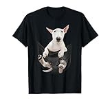 Funny Bull Terrier in Your Pocket for Bull Terrier Lovers T-Shirt