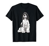 Sitting Dog American Cocker Spaniel T-Shirt for Men Women Kids