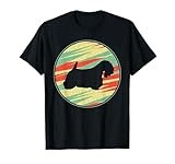 Sealyham Terrier Retro Vintage Silhouette Cute Dog Gift T-Shirt