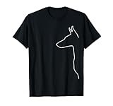 Doberman Pinscher Dobie Silhouette Doberman T-Shirt
