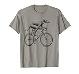 Italian Greyhound Dog Riding a Bike Bicycle Biker Cycling T-Shirt