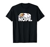 Mens Womens Kids Sleeping NOPE JRT Dog Lover Jack Russell T-Shirt