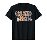 Chinese Crested Dog Groovy World's Best Crested Mom T-Shirt