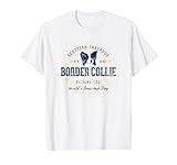 Retro Border Collie Vintage T-Shirt