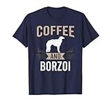 Coffee and Borzoi Dog Lover T-Shirt