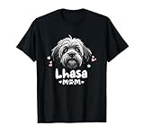 Lhasa Mom Lhasa Apso Dog T-Shirt