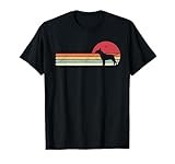 Pack A Punch Bull Terrier Retro Style T-Shirt - Men's Unisex-Adults Black Short Sleeve Classic Fit Cotton Blend T-Shirt - Small