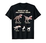 Origin of the Jack Russell Terrier Evolution History Meme T-Shirt