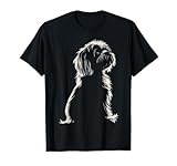 Lhasa Apso Dog Motif Pet Artwork Lhasa Apso T-Shirt
