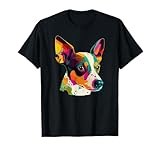 Rat Terrier Lover Pop Art Rat Terrier Dog T-Shirt