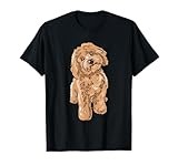 Cute Cockapoo Dog Illustration Cockapoo Owner Love Men Women T-Shirt