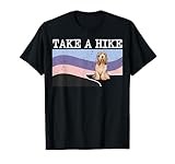 Take A Hike Grand Basset Griffon Vendeen Fun Graphic Hiking T-Shirt