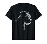 Border Terrier Dog Face Art Design T-Shirt