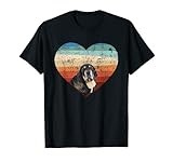 Vintage Spanish Mastiff Dog Love Heart Men Women Kids T-Shirt