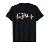 German Shepherd Heartbeat Love German Shepherd T-Shirt T-Shirt