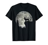 Cardigan Welsh Corgi And Moon Halloween T-Shirt