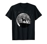 American English Foxhound Moon T-Shirt