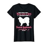 Girl Loves Finnish Lapphund Dog Gift For Men Women Mom Him T-Shirt