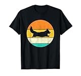 Cardigan Pembroke Welsh Corgi Silhouette Retro Vintage Gift T-Shirt