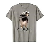 Funny Miniature Australian Shepherd Kiss My Auss Mini Aussie T-Shirt