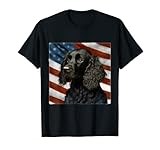 Blue Picardy Spaniel 4th of July - Blue Picardy Spaniel USA T-Shirt