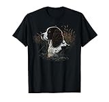 Spaniel Hunter on English Springer Spaniel Game Hunting T-Shirt