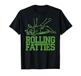 French Bulldog Rolling Fatties Funny Dog Lover Puppy Owner T-Shirt