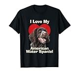 I Love My American Water Spaniel Puppy Dog T-Shirt