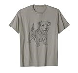Vintage Norfolk Terrier Drawing Art Design T-Shirt