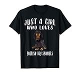 Im Just A Girl Who Loves English Toy Spaniels Dog Lover Gift T-Shirt