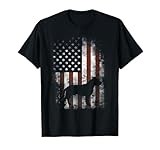 American Pitbull Terrier T-Shirt American Flag Patriotic T-Shirt for Women Kids Men