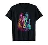 Colorful Splash Belgian Shepherd Dog Groenendael Men Women Girls Kids T-Shirt