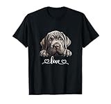 Cute Dog Graphic Love Neapolitan Mastiff Dog T-Shirt