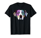 Colourful Louisiana Catahoula Leopard Dog Men Women Girls Kids T-Shirt