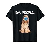 Grand Basset Griffon Vendeen Ew People Dog Wearing Face Mask T-Shirt for Men Women