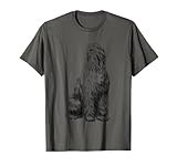 Sitting Dog Black Russian Terrier T-Shirt