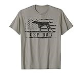 GSP Dad USA American Flag German Shorthaired Pointer Dog T-Shirt