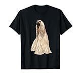 Sitting Dog Afghan Hound T-Shirt