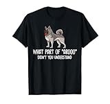 Norwegian Elkhound Dog Puppies Owner Lover T-Shirt