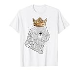 Komondor Dog Wearing Crown T-Shirt