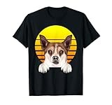 Vintage Sunset Norwegian Lundehund Dog Lover Men Women Kids T-Shirt