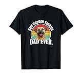 Funny Retro Vintage Dad Border Terrier Lover T-Shirt