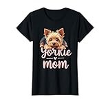 Yorkshire Terrier Mom Dog Yorkie Mama Cute Puppy T-Shirt for Women