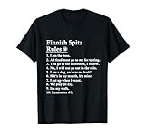 Funny Finnish Spitz Dog Rules T-Shirt
