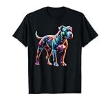 Paint Art American Pit Bull Terrier Pittie T-Shirt
