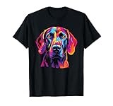 Watercolor Colorful Plott Hound Dog Men Women Girls Kids T-Shirt