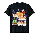 Tibetan Spaniel Reindeer Christmas Dog Gift T-Shirt for Men Women
