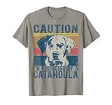 Louisiana Catahoula Leopard Dog Protected by a Dog Men Women T-Shirt