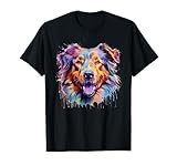 Sarplaninac Portrait | Portrait Colour Artwork T-Shirt